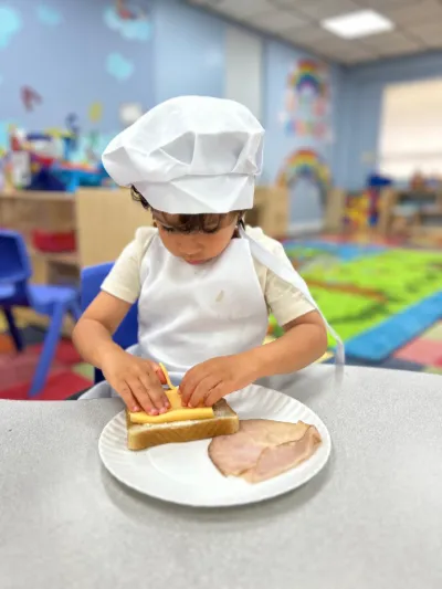 Child at Little Heaven Daycare